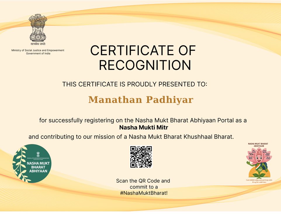 Drug-Free India Campaign – Identity of a Developed India